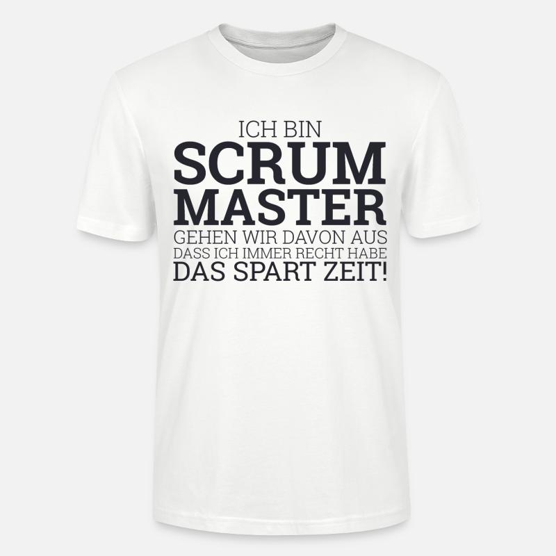 "Scrum Master" | Scrum Master - Stanley/Stella Unisex Bio-T-Shirt CRAFTER - Weiß