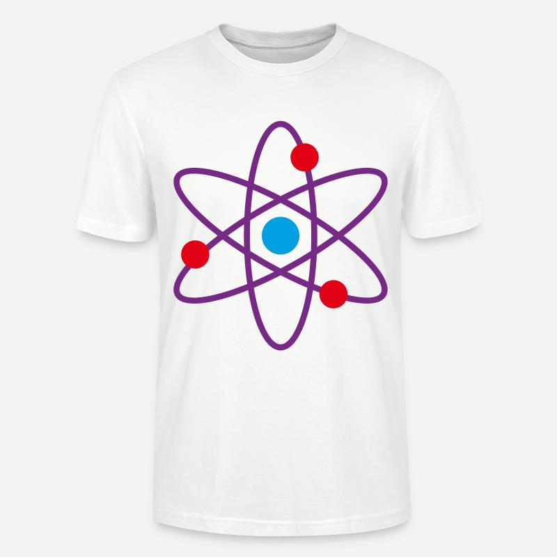Atom Physik Symbol - Stanley/Stella Unisex Bio-T-Shirt CRAFTER - Weiß