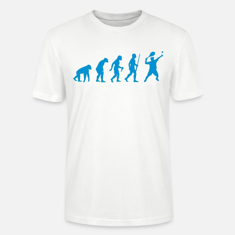 Tennis Evolution - Stanley/Stella Unisex Bio-T-Shirt CRAFTER - Weiß