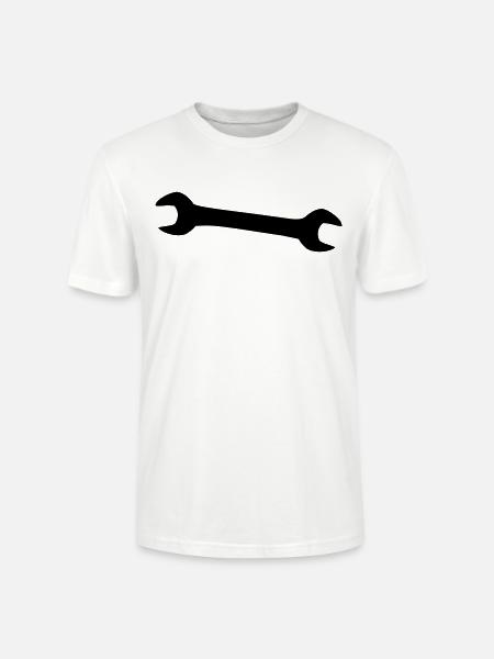 Wrench - Tool - Stanley/Stella CRAFTER Unisex Organic T-Shirt - white