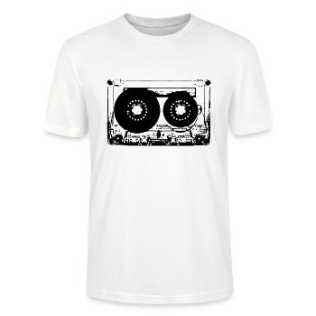 TAPE - Stanley/Stella Unisex Bio-T-Shirt CRAFTER - Weiß - Vorne - Alina (178cm) & Michal (187cm)