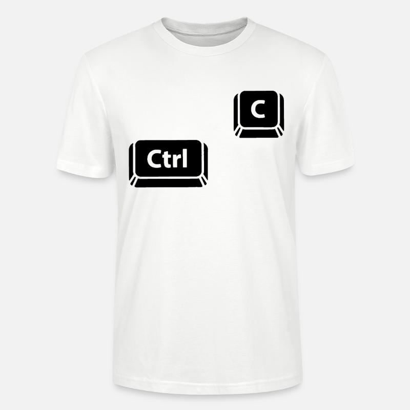 Ctrl C - Stanley/Stella Unisex Bio-T-Shirt CRAFTER - Weiß