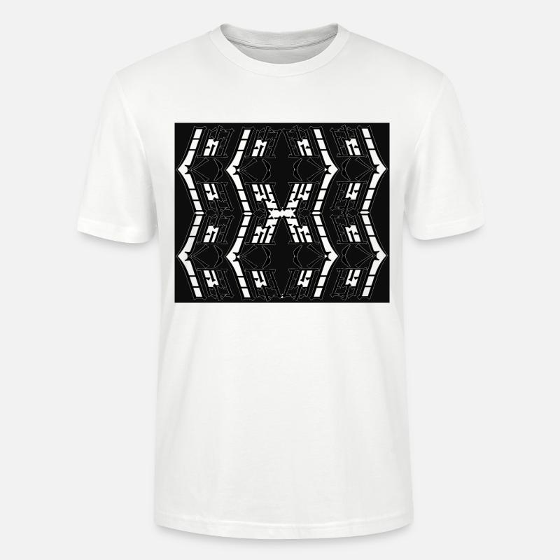 Neues Einzigartiges Muster - Stanley/Stella Unisex Bio-T-Shirt CRAFTER - Weiß