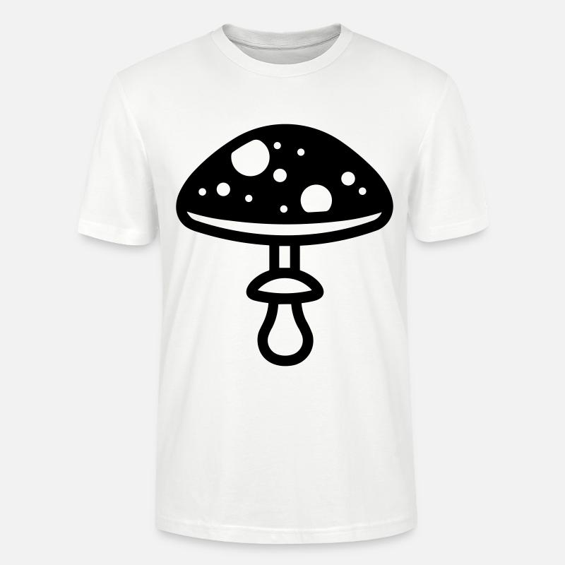 Pilz - Stanley/Stella Unisex Bio-T-Shirt CRAFTER - Weiß