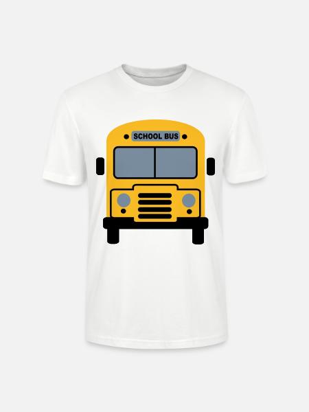 Schulbus - Stanley/Stella CRAFTER Unisex Organic T-Shirt - white