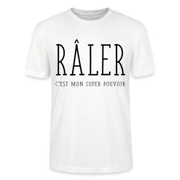 RALER - T-shirt bio CRAFTER Stanley Stella Unisexe - blanc - Devant - Alina (178cm) & Michal (187cm)