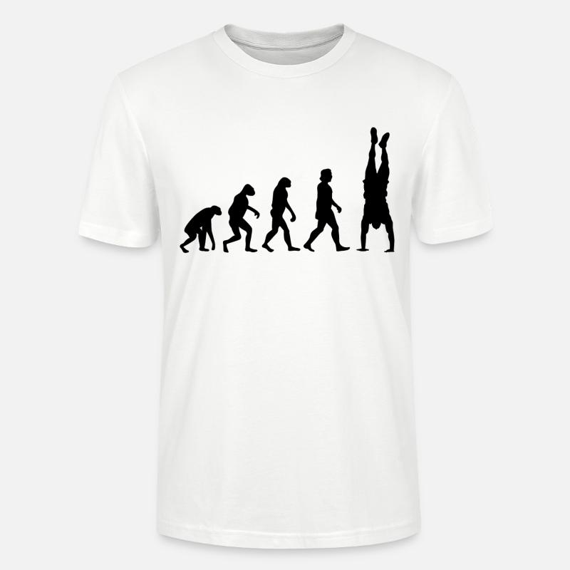 Handstand Evolution - Stanley/Stella Unisex Bio-T-Shirt CRAFTER - Weiß