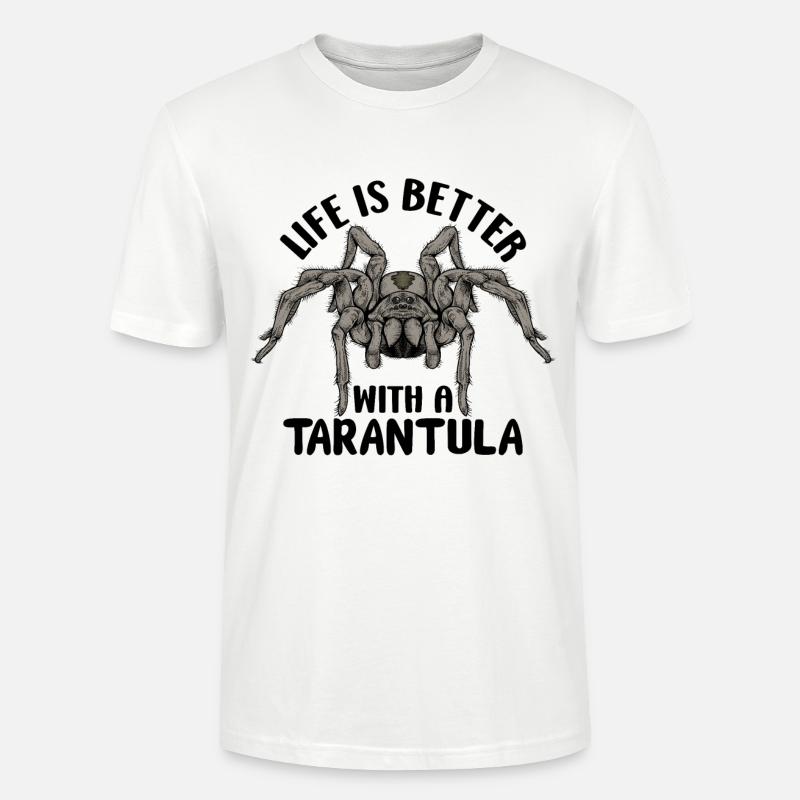 Tarentule Araignées Pet Tarentules Collectionneur - T-shirt bio CRAFTER Stanley Stella Unisexe - blanc