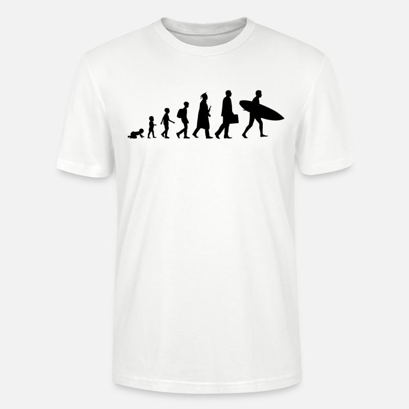 Entwicklung eines Surfers - Stanley/Stella Unisex Bio-T-Shirt CRAFTER - Weiß