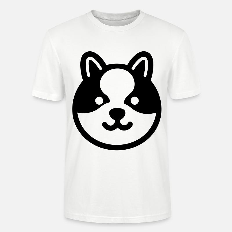 Chien - T-shirt bio CRAFTER Stanley Stella Unisexe - blanc