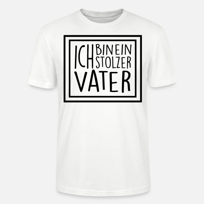 Best Dad, Bester Vater, Geschenk - Stanley/Stella Unisex Bio-T-Shirt CRAFTER - Weiß