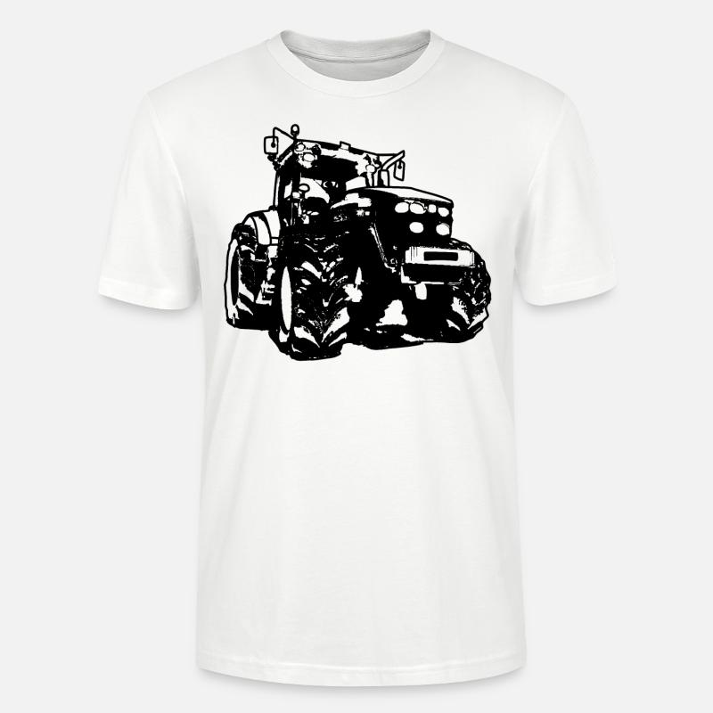 Traktor - Stanley/Stella Unisex Bio-T-Shirt CRAFTER - Weiß