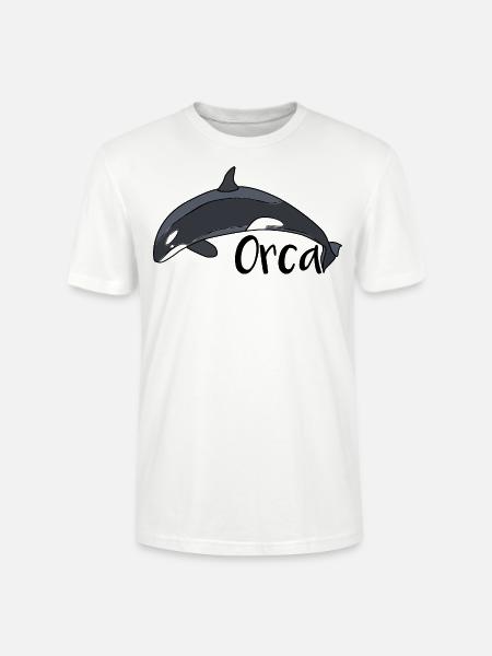 Orca Schwertwal-Shirt - Stanley/Stella Unisex Bio-T-Shirt CRAFTER - Weiß