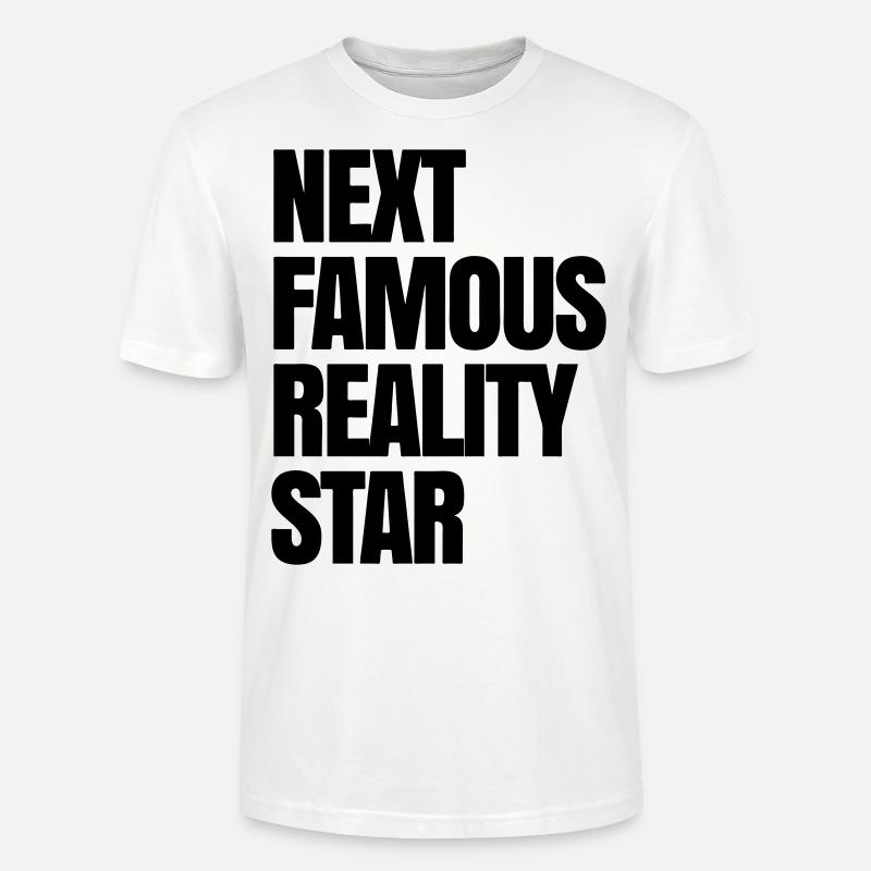 Next famous realitystar - Stanley/Stella Unisex Bio-T-Shirt CRAFTER - Weiß