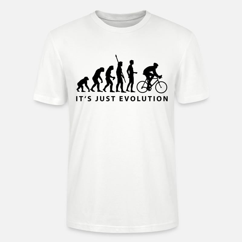 biker evolution - T-shirt bio CRAFTER Stanley Stella Unisexe - blanc
