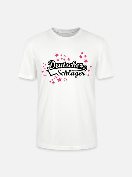 German música Schlager alemán estrella de la - Camiseta unisex ecológica CRAFTER de Stanley/Stella - blanco