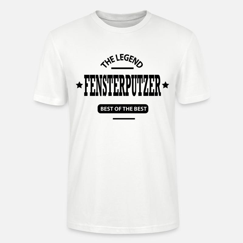 fensterputzer - Stanley/Stella Unisex Bio-T-Shirt CRAFTER - Weiß