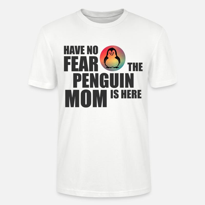 Die Pinguin Mutter - Stanley/Stella Unisex Bio-T-Shirt CRAFTER - Weiß