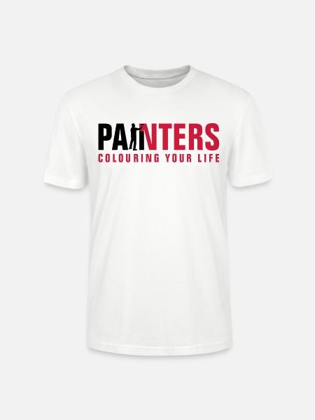 painters_062012_a_2c - T-shirt bio CRAFTER Stanley Stella Unisexe - blanc