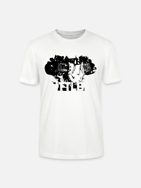 Boxermotor - Stanley/Stella Unisex Bio-T-Shirt CRAFTER - Weiß