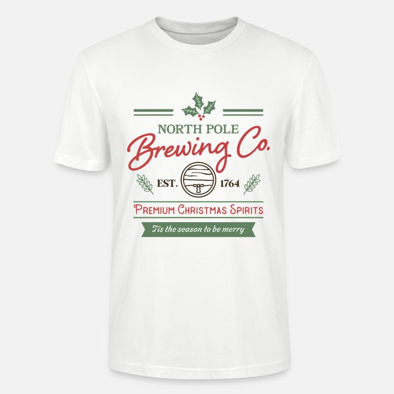 North Pole Brewing Co. - T-shirt bio CRAFTER Stanley Stella Unisexe - blanc