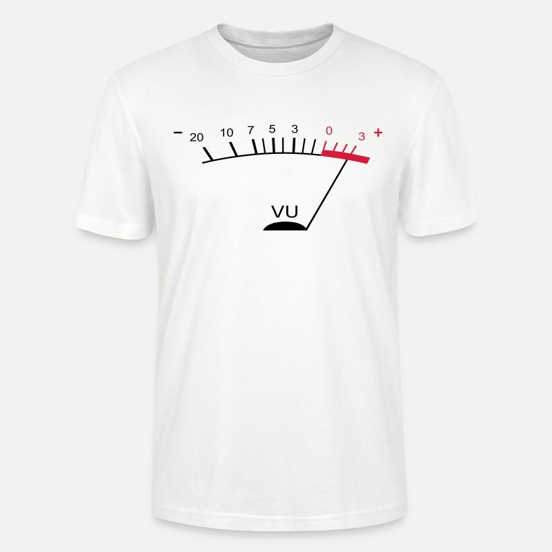 vu meter ii DE - Stanley/Stella Unisex Bio-T-Shirt CRAFTER - Weiß