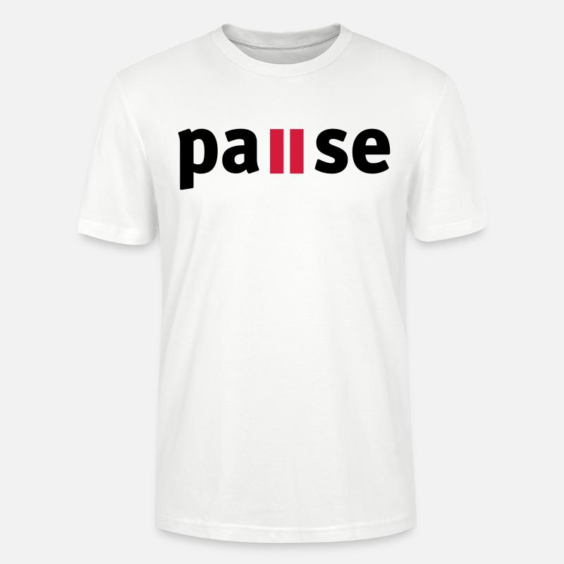 Pause - Stanley/Stella Unisex Bio-T-Shirt CRAFTER - Weiß