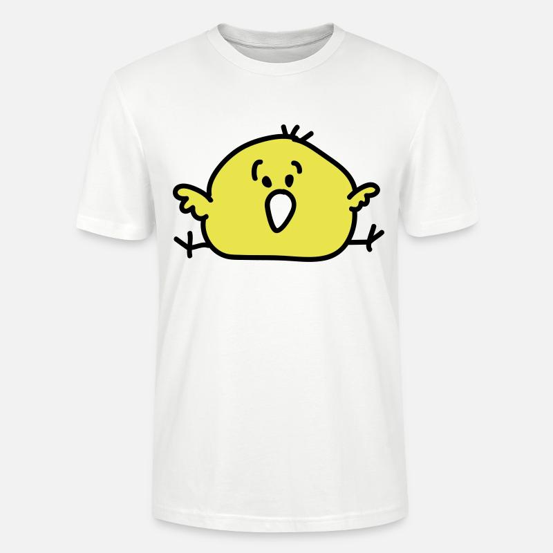 dickes Vögelchen - Stanley/Stella Unisex Bio-T-Shirt CRAFTER - Weiß