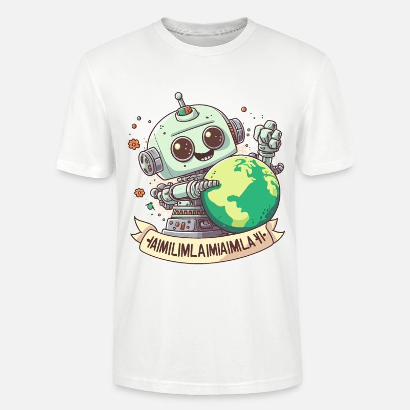 Die Zukunft der Intelligenz - Stanley/Stella Unisex Bio-T-Shirt CRAFTER - Weiß