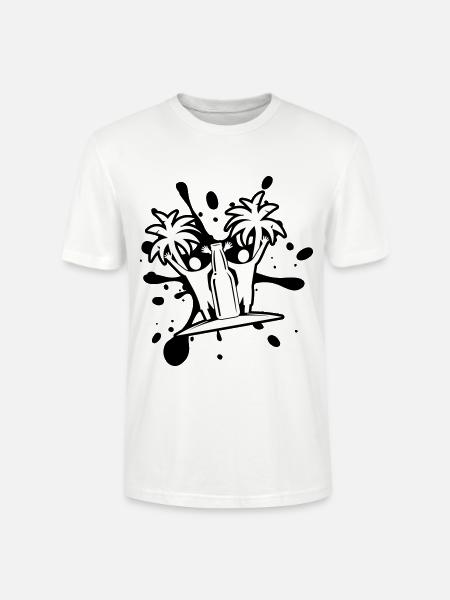 Drinking Beach Party - Stanley/Stella Unisex Bio-T-Shirt CRAFTER - Weiß