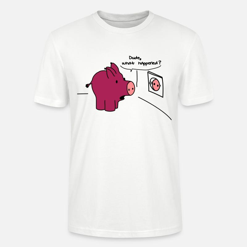 Mec ce, happend? - T-shirt bio CRAFTER Stanley Stella Unisexe - blanc