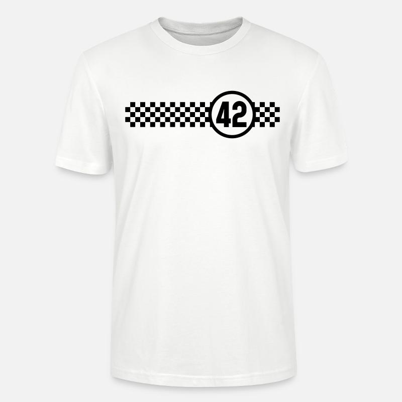 Racing 42 - Stanley/Stella Unisex Bio-T-Shirt CRAFTER - Weiß