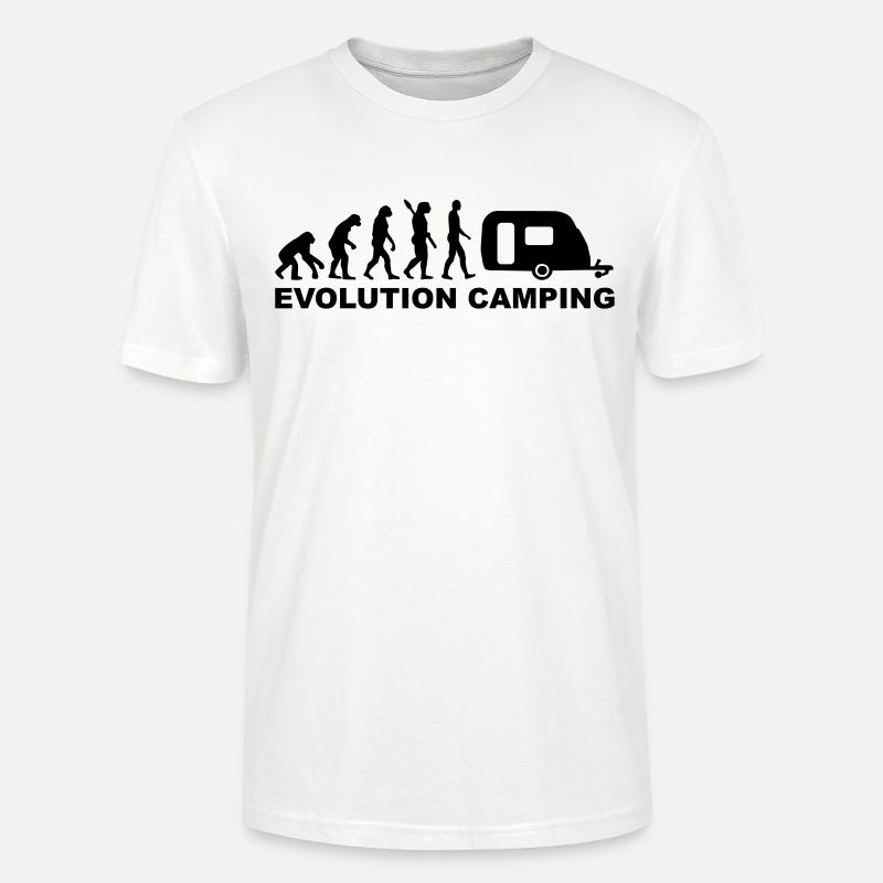 Evolution Camping - Stanley/Stella Unisex Bio-T-Shirt CRAFTER - Weiß