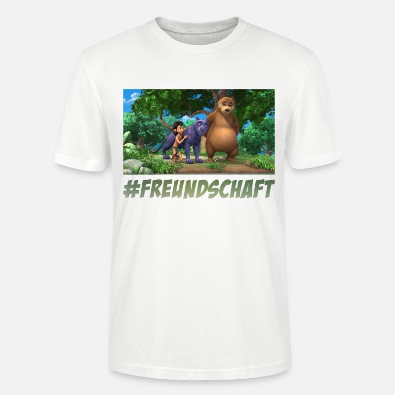 Das Dschungelbuch #Freundschaft - Stanley/Stella Unisex Bio-T-Shirt CRAFTER - Weiß