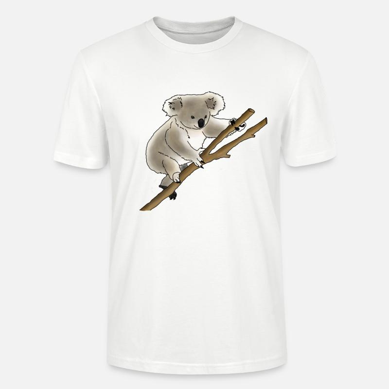 Koala - Stanley/Stella Unisex Bio-T-Shirt CRAFTER - Weiß