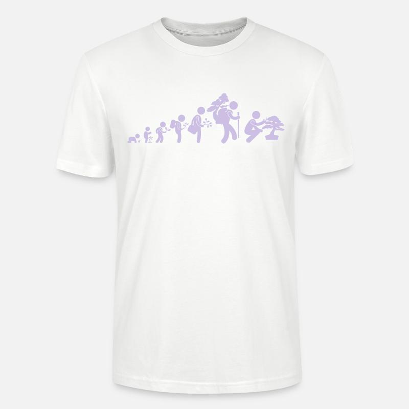 bonsaka_evolution_sans - Stanley/Stella Unisex Bio-T-Shirt CRAFTER - Weiß