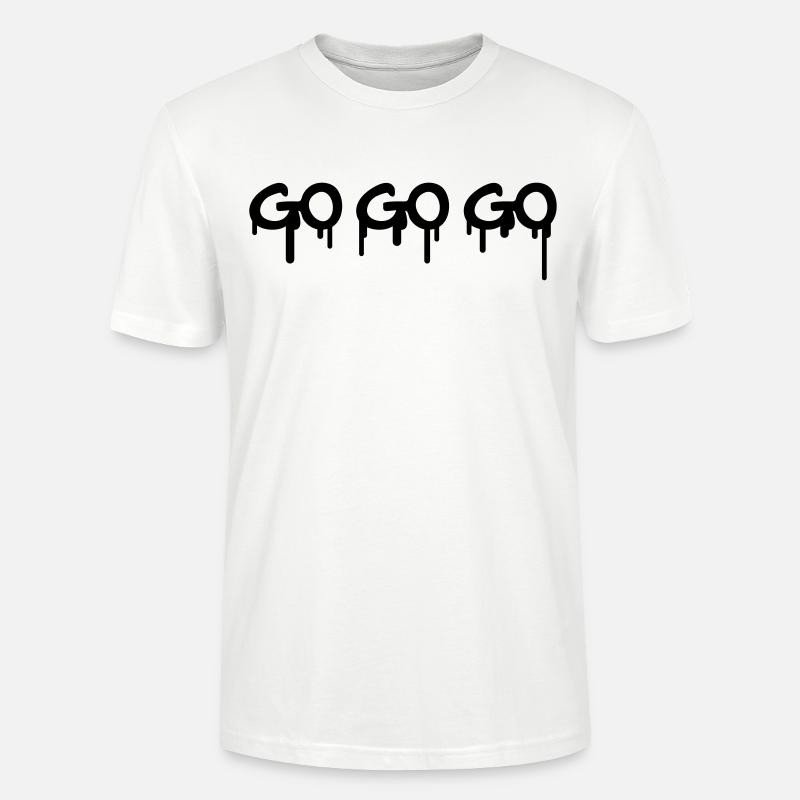 Go Go Go Graffiti - Stanley/Stella CRAFTER Unisex Organic T-Shirt - white
