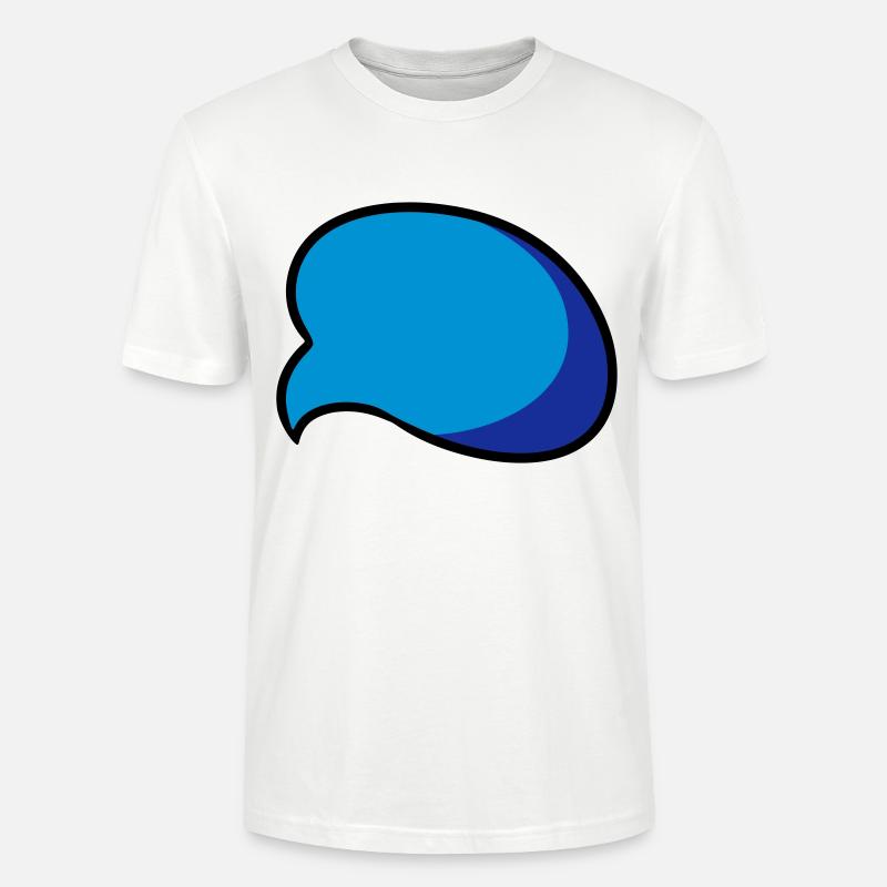 Sprechblase speech bubble Comic Geschenkidee - Stanley/Stella Unisex Bio-T-Shirt CRAFTER - Weiß
