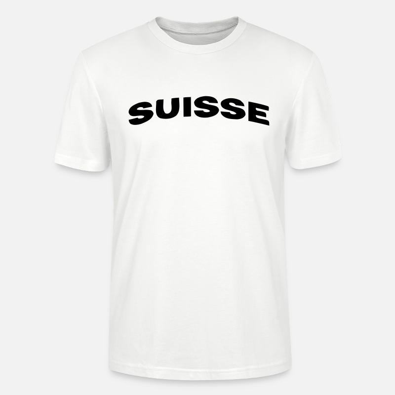 Schweiz - Stanley/Stella Unisex Bio-T-Shirt CRAFTER - Weiß