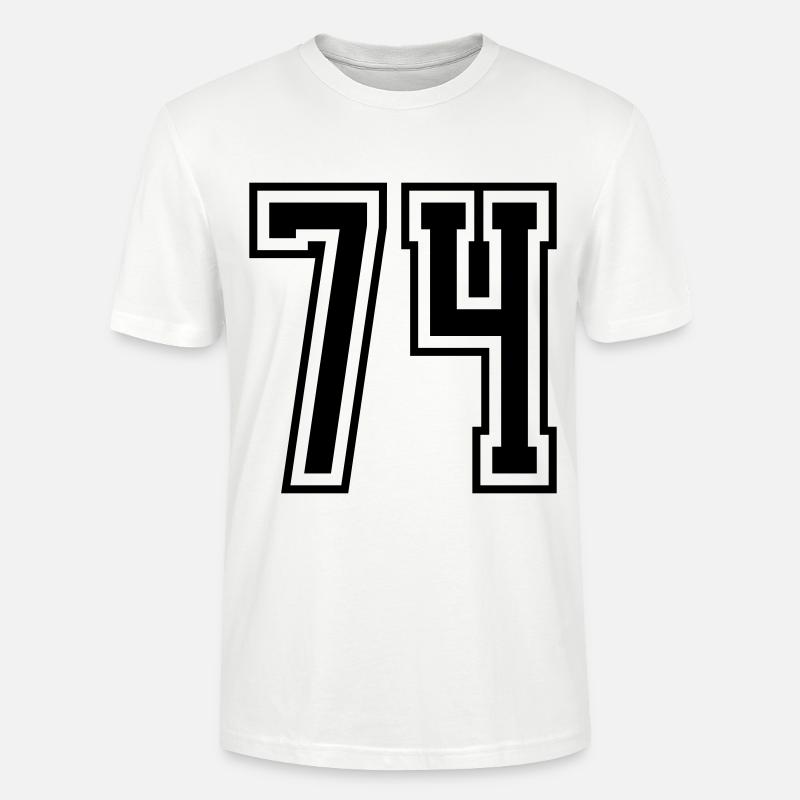 numéro à 74 chiffres - T-shirt bio CRAFTER Stanley Stella Unisexe - blanc