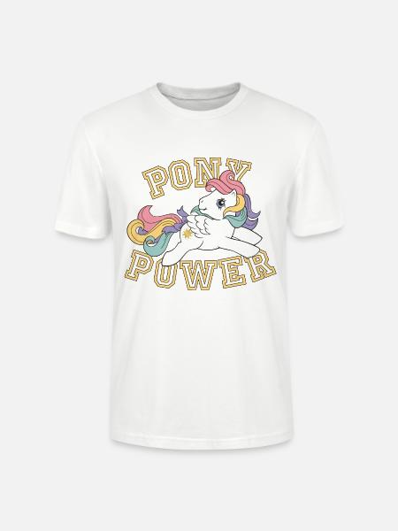 My Little Pony Retro Pony Power - T-shirt bio CRAFTER Stanley Stella Unisexe - blanc
