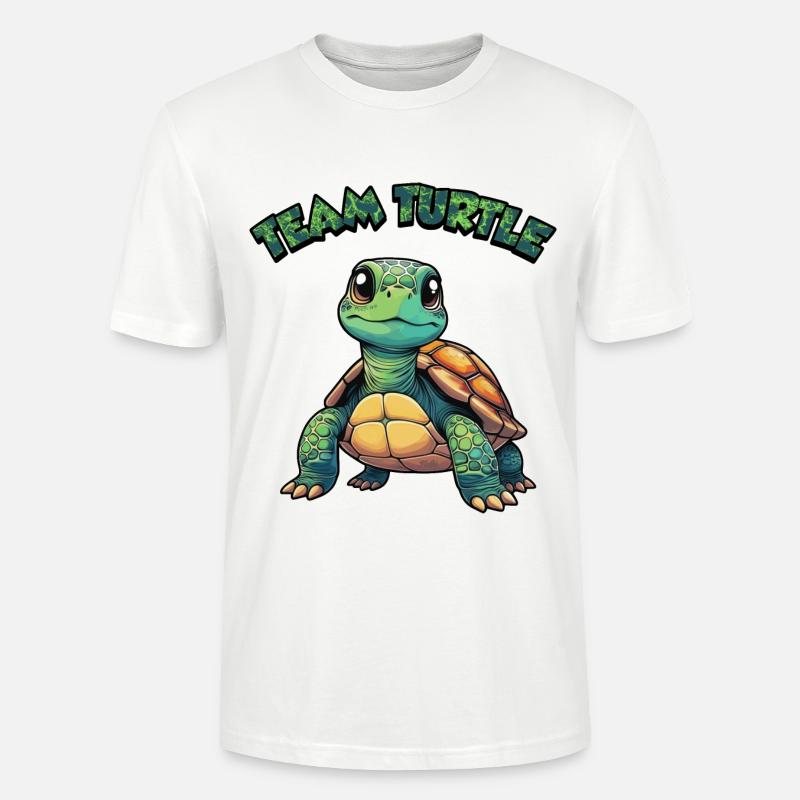 Team Schildkröte - Stanley/Stella Unisex Bio-T-Shirt CRAFTER - Weiß
