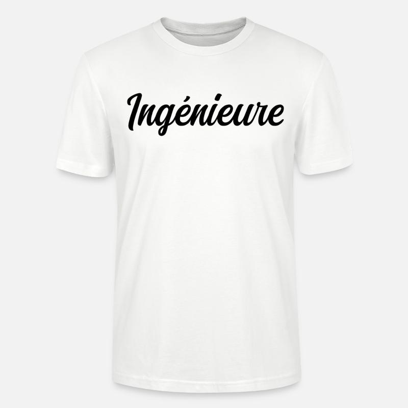 Technical Design Engineer Science Project - Stanley/Stella CRAFTER Unisex Organic T-Shirt - white