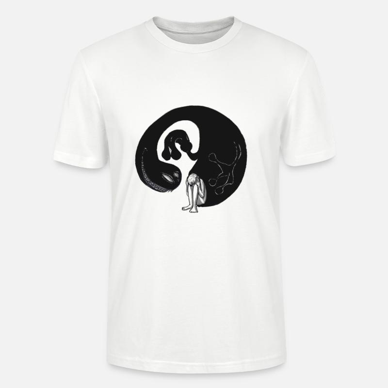Depression - Stanley/Stella Unisex Bio-T-Shirt CRAFTER - Weiß