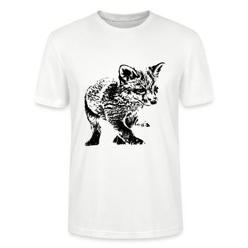 Fuchs - Stanley/Stella Unisex Bio-T-Shirt CRAFTER - Weiß - Vorne - Alina (178cm) & Michal (187cm)