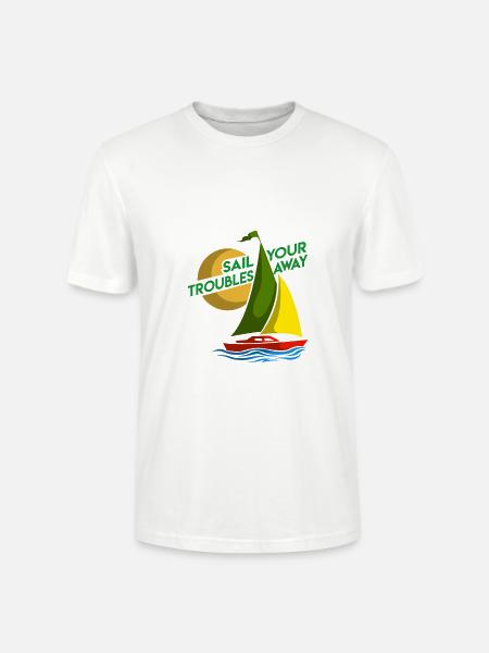 Segel mit Sorgen davon - Stanley/Stella Unisex Bio-T-Shirt CRAFTER - Weiß
