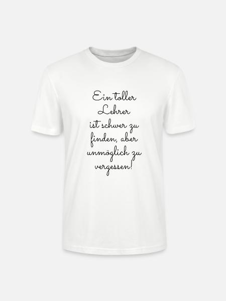 Ein toller Lehrer - Stanley/Stella Unisex Bio-T-Shirt CRAFTER - Weiß
