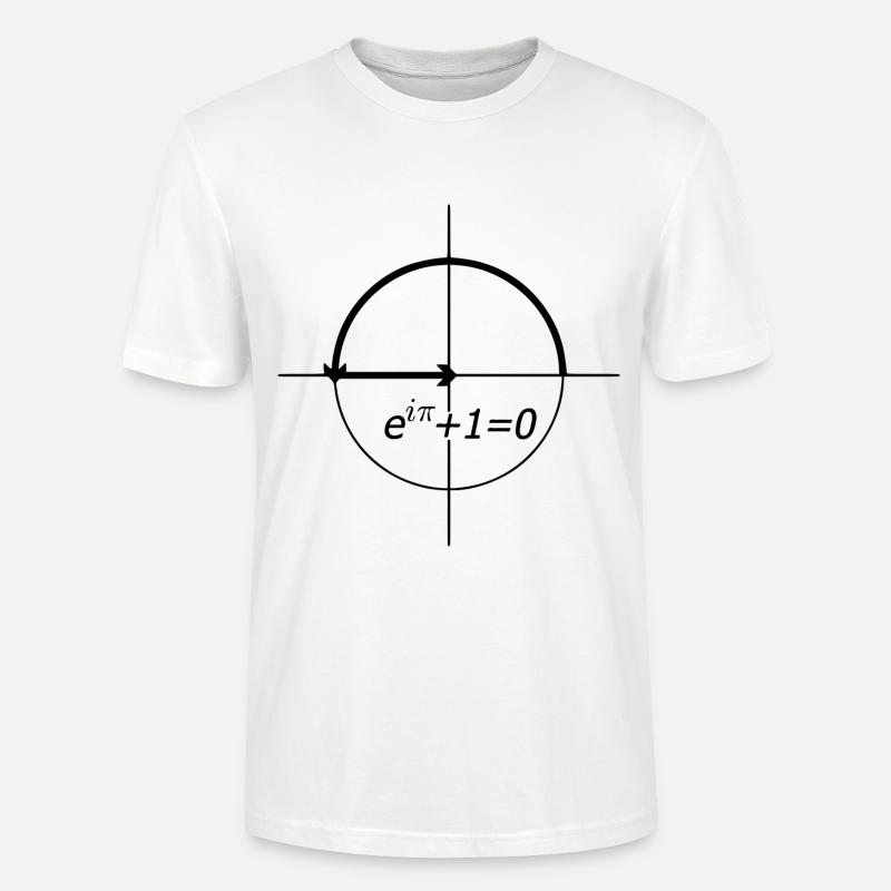 l'identité d'euler (euler) - T-shirt bio CRAFTER Stanley Stella Unisexe - blanc