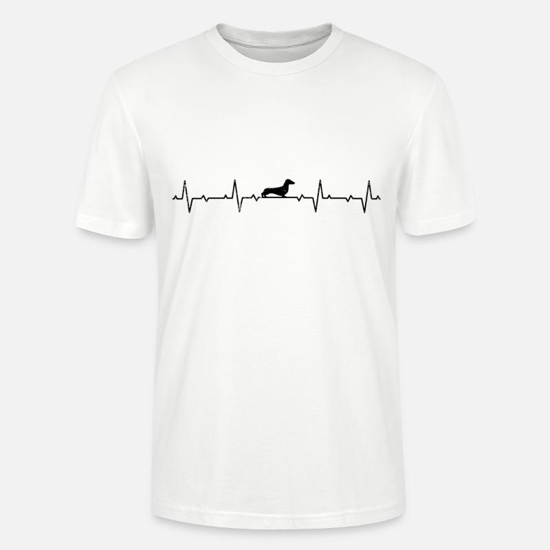 Dackel - Stanley/Stella Unisex Bio-T-Shirt CRAFTER - Weiß