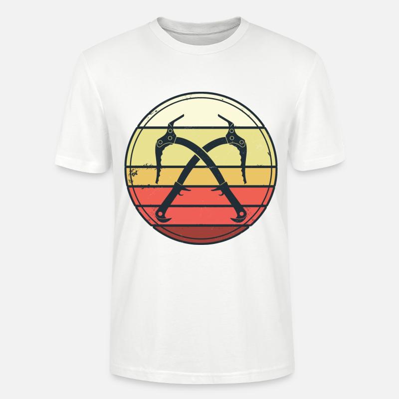 Eisklettern - Stanley/Stella Unisex Bio-T-Shirt CRAFTER - Weiß